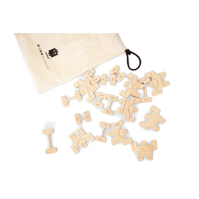 sturdy and reliable wooden toys that provide hours of fun babai Wooden Constructor "Circus Athletes" sturdy and reliable wooden toys that provide hours of fun babai Wooden Constructor "Circus Athletes"