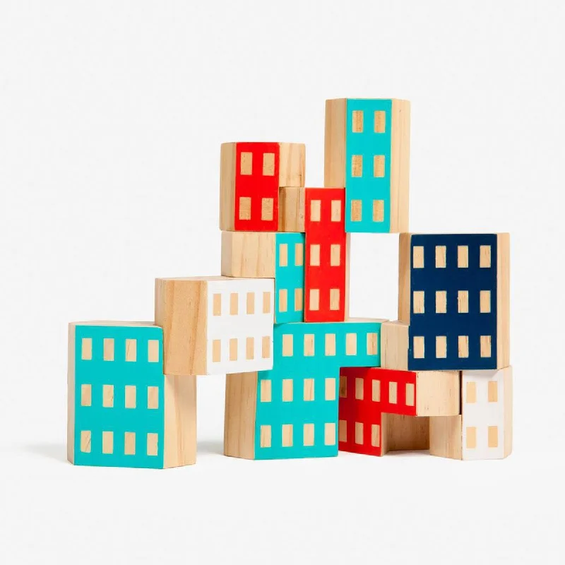 detailed wooden toys                 Blockitecture habitat block set