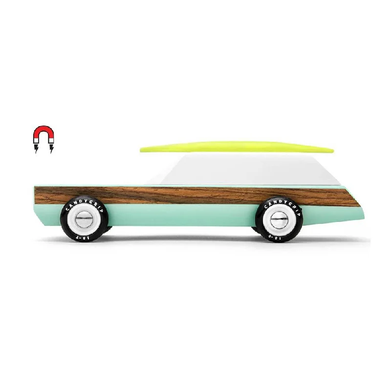 functional wooden toys               Candylab redux woodie station wagon car