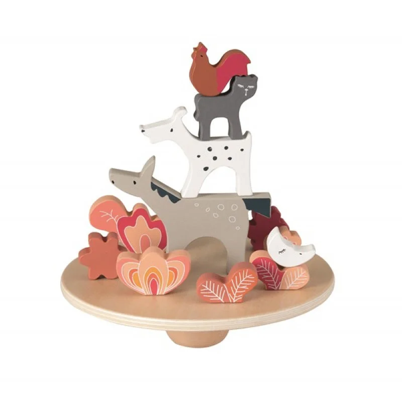 playful wooden toys                  Egmont Toys Musicians of Bermen Stacking Game
