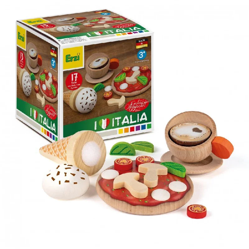 sturdy wooden toys                  Erzi Italian assortment