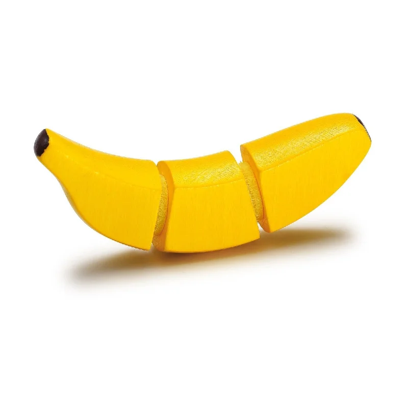 sturdy and durable wooden toys for rough play                   Erzi banana to cut
