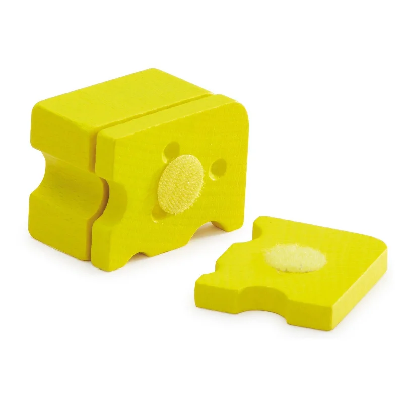child-safe wooden toys                 Erzi cheese to cut
