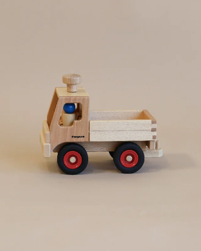 environmentally conscious wooden toys                 Fagus Wooden Unimog Truck
