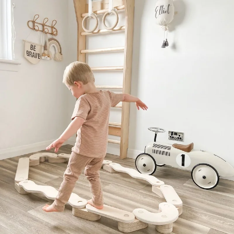 enchanting wooden toys that bring joy and happiness to children FitWood POLKU Balance Beam L Birch - 8 Beams & 10 Connectors enchanting wooden toys that bring joy and happiness to children FitWood POLKU Balance Beam L Birch - 8 Beams & 10 Connectors