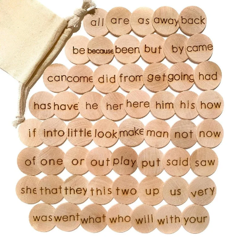 safe and non-toxic wooden toys that parents can trust                   grade one sight word discs