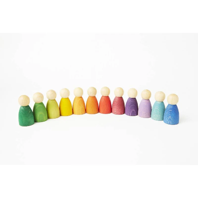 skillfully made wooden toys               Grapat coloured nins 12 pcs
