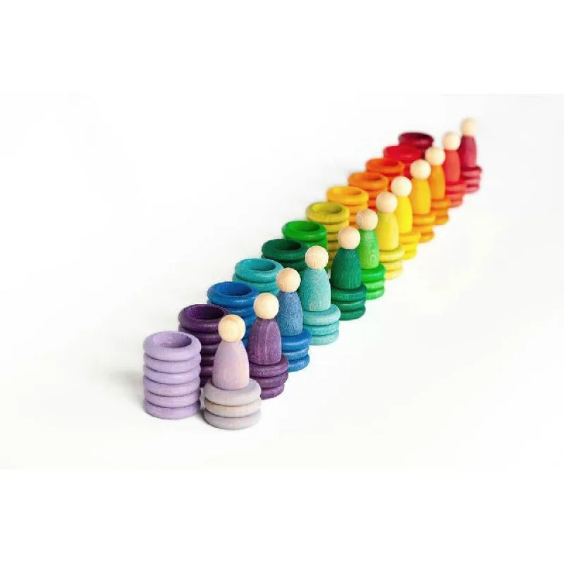robust and durable wooden toys that are built to last                   Grapat coloured nins Carla