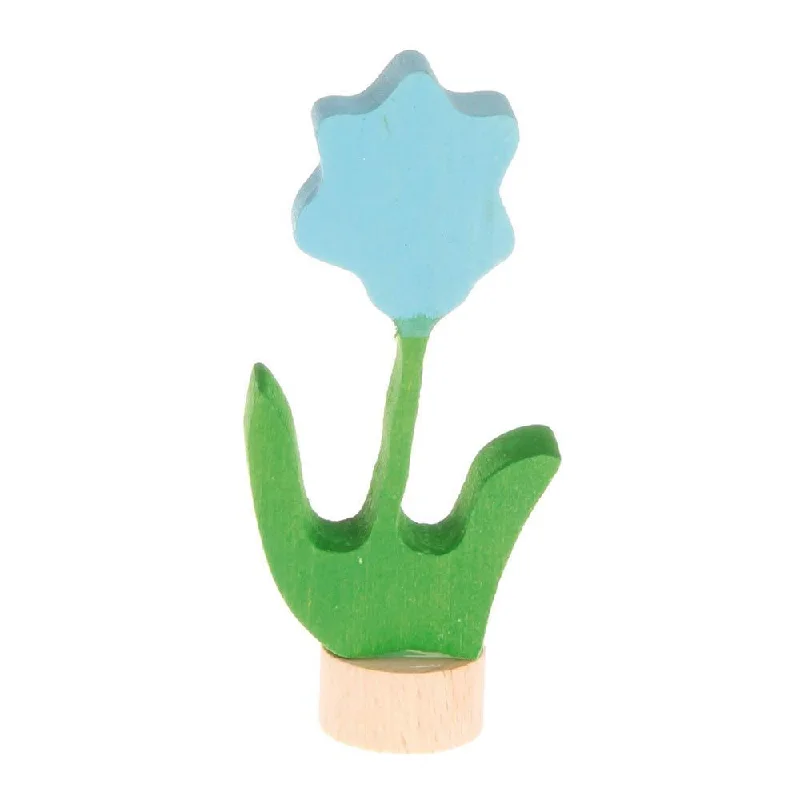 enchanting and magical wooden toys that spark the imagination Grimm's birthday ring deco flower - blue enchanting and magical wooden toys that spark the imagination Grimm's birthday ring deco flower - blue