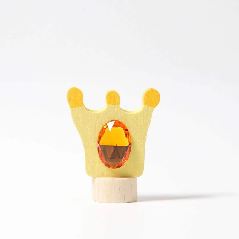 eco-friendly and safe wooden toys                   Grimm's birthday ring deco crown