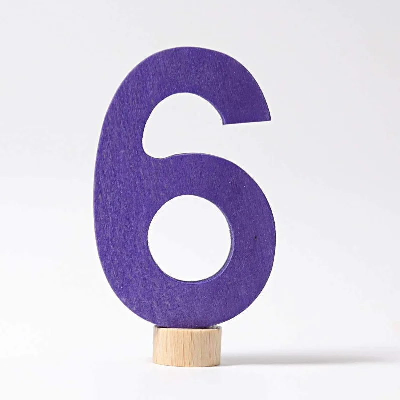functional wooden toys               Grimm's number 6 deco
