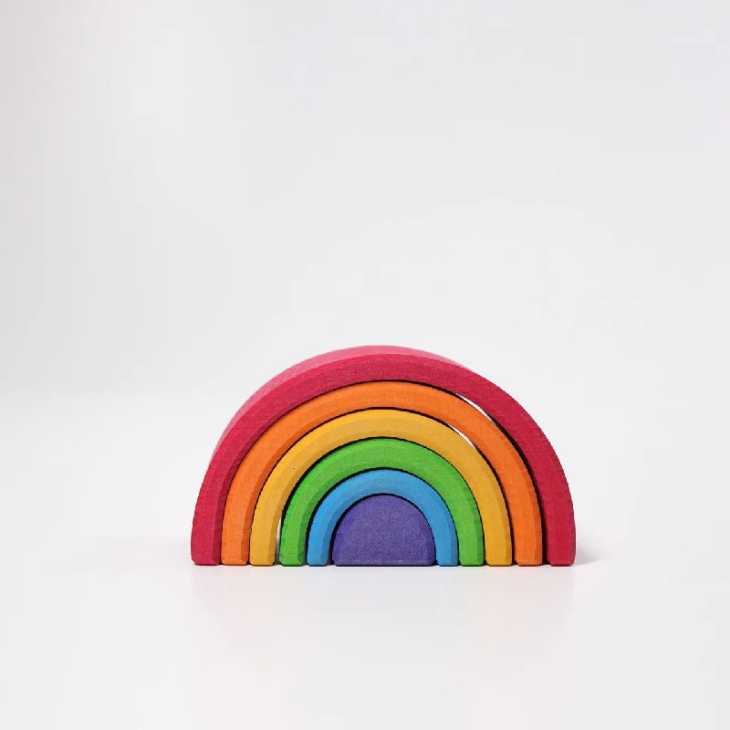 safe wooden toys for babies              Grimm's  Wooden Rainbow