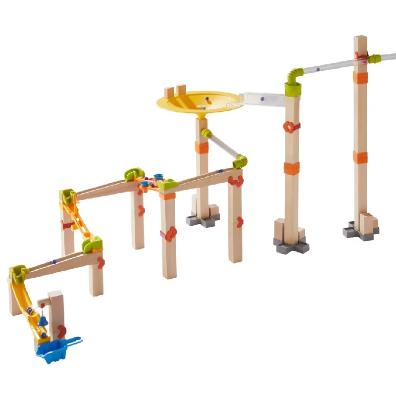 enchanted wooden toys                   Marble Run Master Construction Set