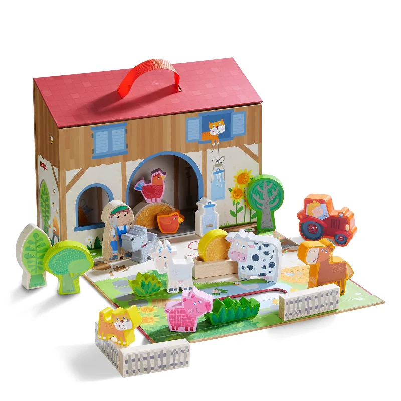 classic wooden toys for kids                Play World on the Farm