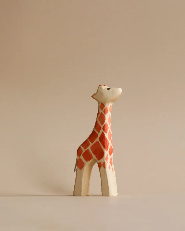 colorful wooden toys for toddlers             Handmade Holzwald Giraffe - Small