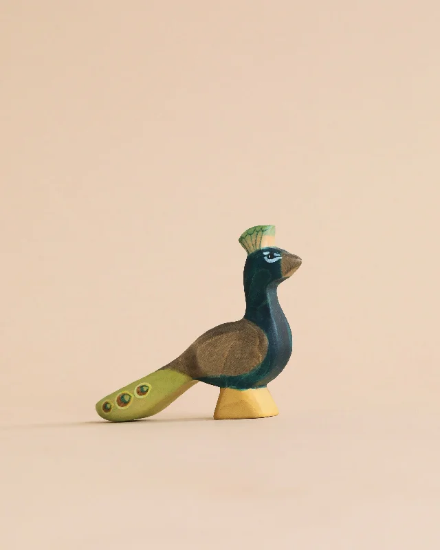 historically inspired wooden toys that teach history                   Handmade Holzwald Peacock