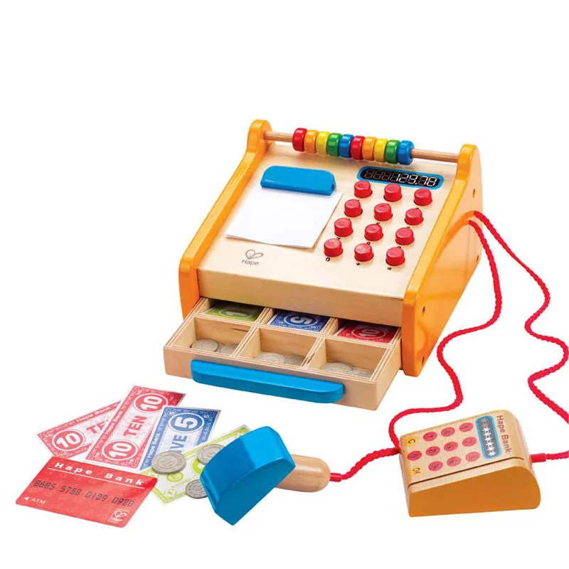 whimsical wooden toys                   Hape Check Out Register
