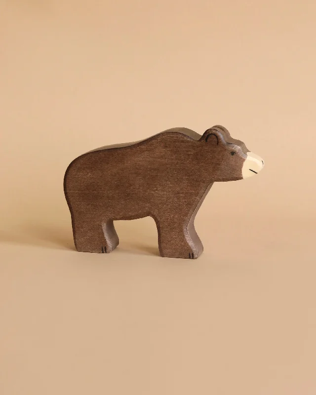 eco-friendly and sustainably made wooden toys                   Holztiger Brown Bear