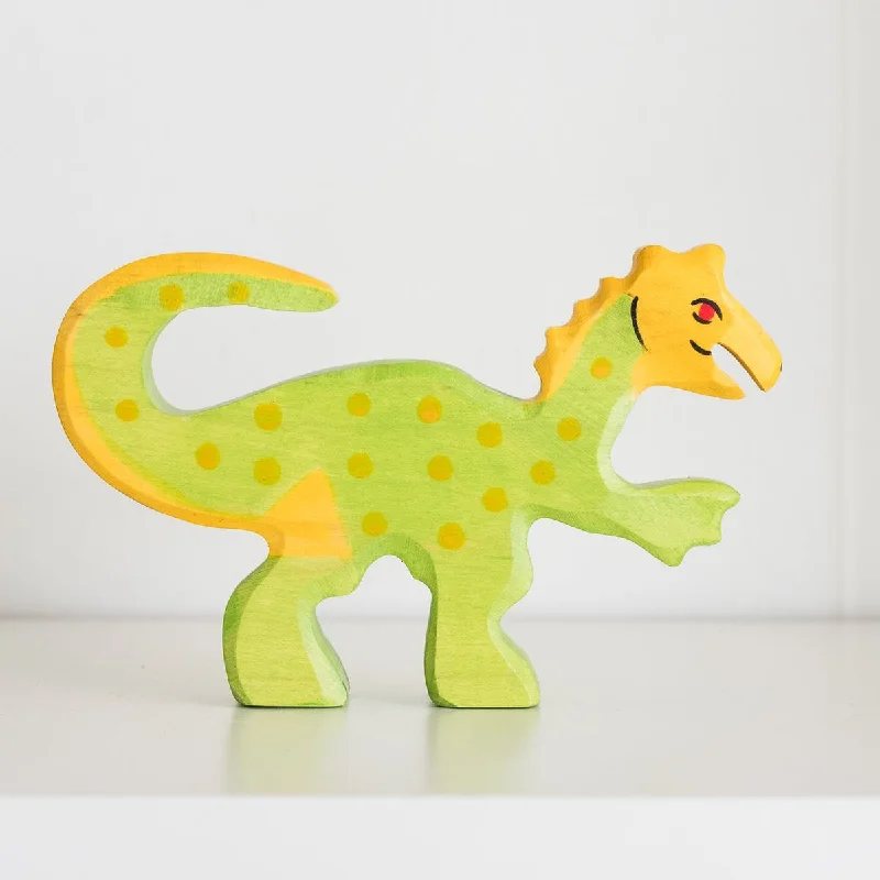 robust and durable wooden toys that are built to last                   Holztiger oviraptor dinosaur