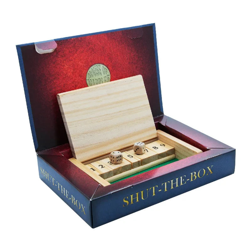 charming wooden toys                   House of Marbles Wooden Shut-The-Box