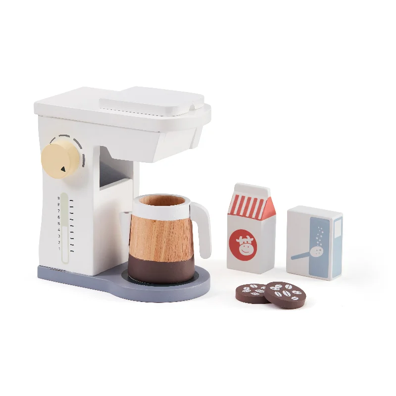 sturdy wooden toys                  Kid's Concept Coffee Machine Set Kid's Hub