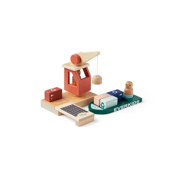 skillfully crafted wooden toys                   Kid's Concept Container Port Aiden