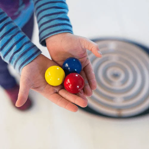 safe and non-toxic wooden toys for babies                   Extra Set of Marbles for Labyrinth Balance Board