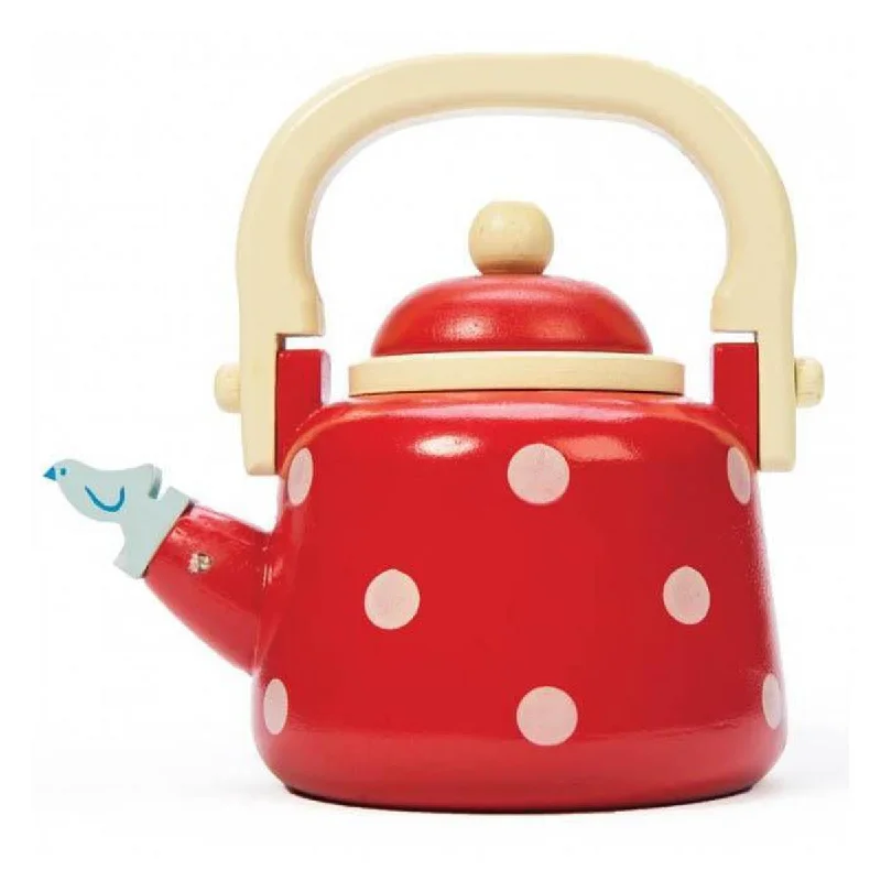 sturdy and safe wooden toys                 Le Toy Van Honeybake dotty kettle