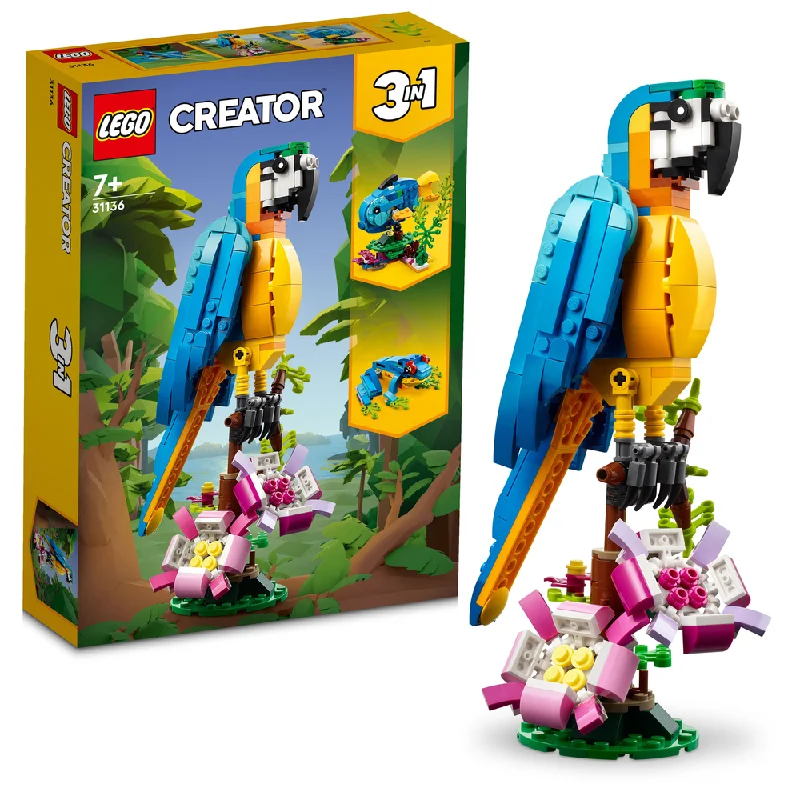 Environmentally friendly LEGO materialsLEGO 31136 Creator Exotic Parrot