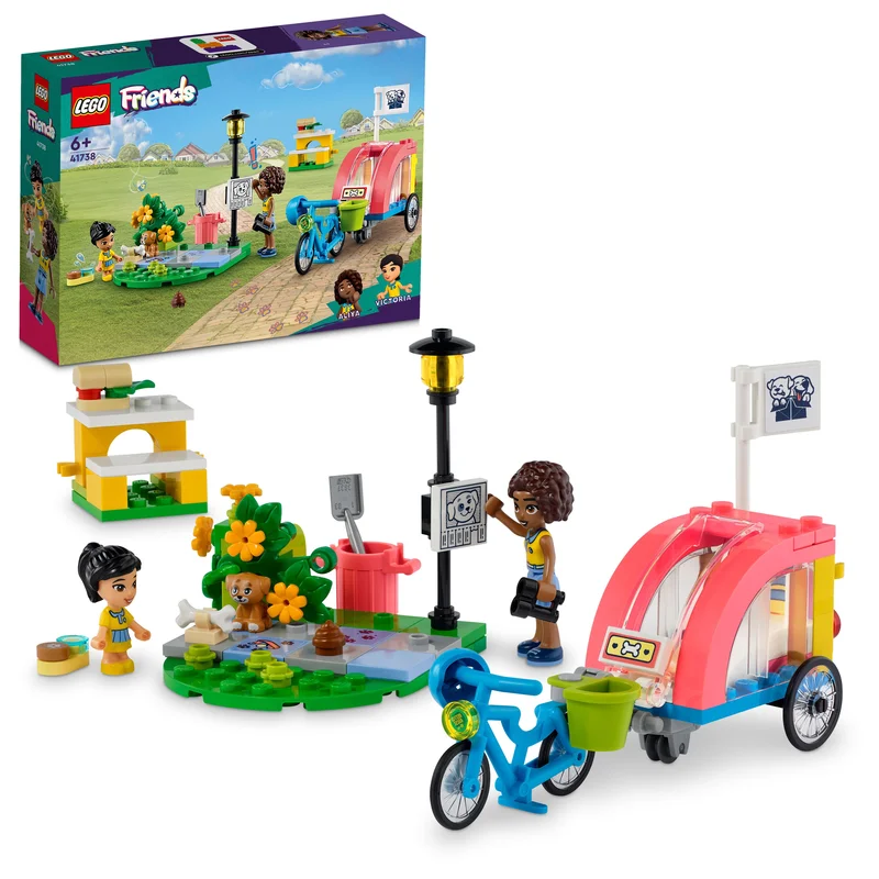 Adorable and charming LEGO charactersLEGO 41738 Friends Dog Rescue Bike