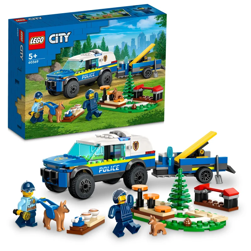 Encouraging teamwork LEGO gamesLEGO 60369 City Mobile Police Dog Training