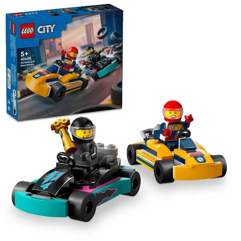 Encouraging hand-eye coordination LEGOLEGO 60400 City Go Karts And Racer Drivers
