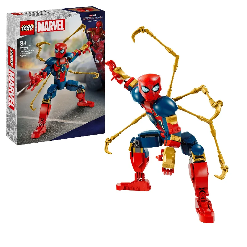 Environmentally friendly LEGO materialsLEGO 76298 Marvel Super Heroes Iron Spider-Man Construction Figure Environmentally friendly LEGO materialsLEGO 76298 Marvel Super Heroes Iron Spider-Man Construction Figure