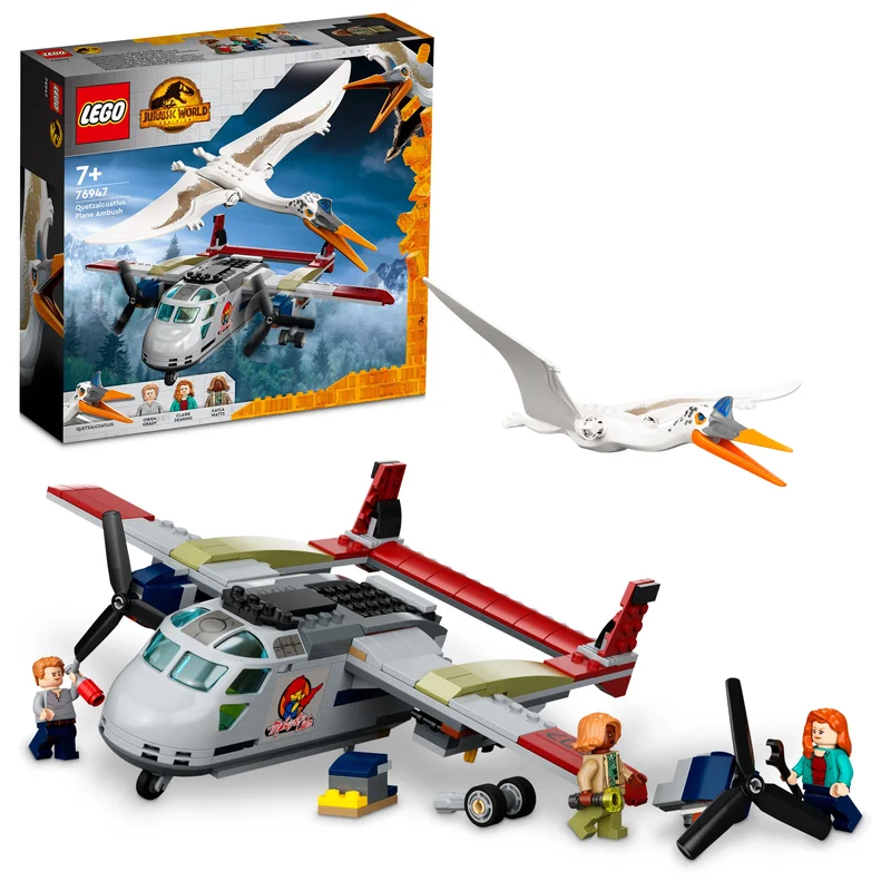 Offering hours of entertainment LEGOLEGO 76947 Jurassic World Quetzalcoatlus Plane Ambush