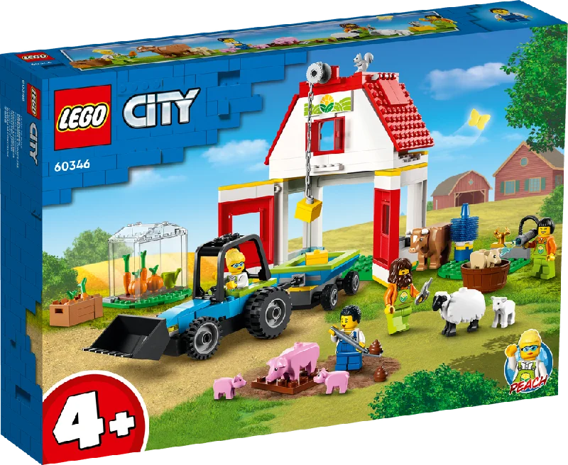 Offering interactive play LEGOLEGO Barn & Farm Animals 60346