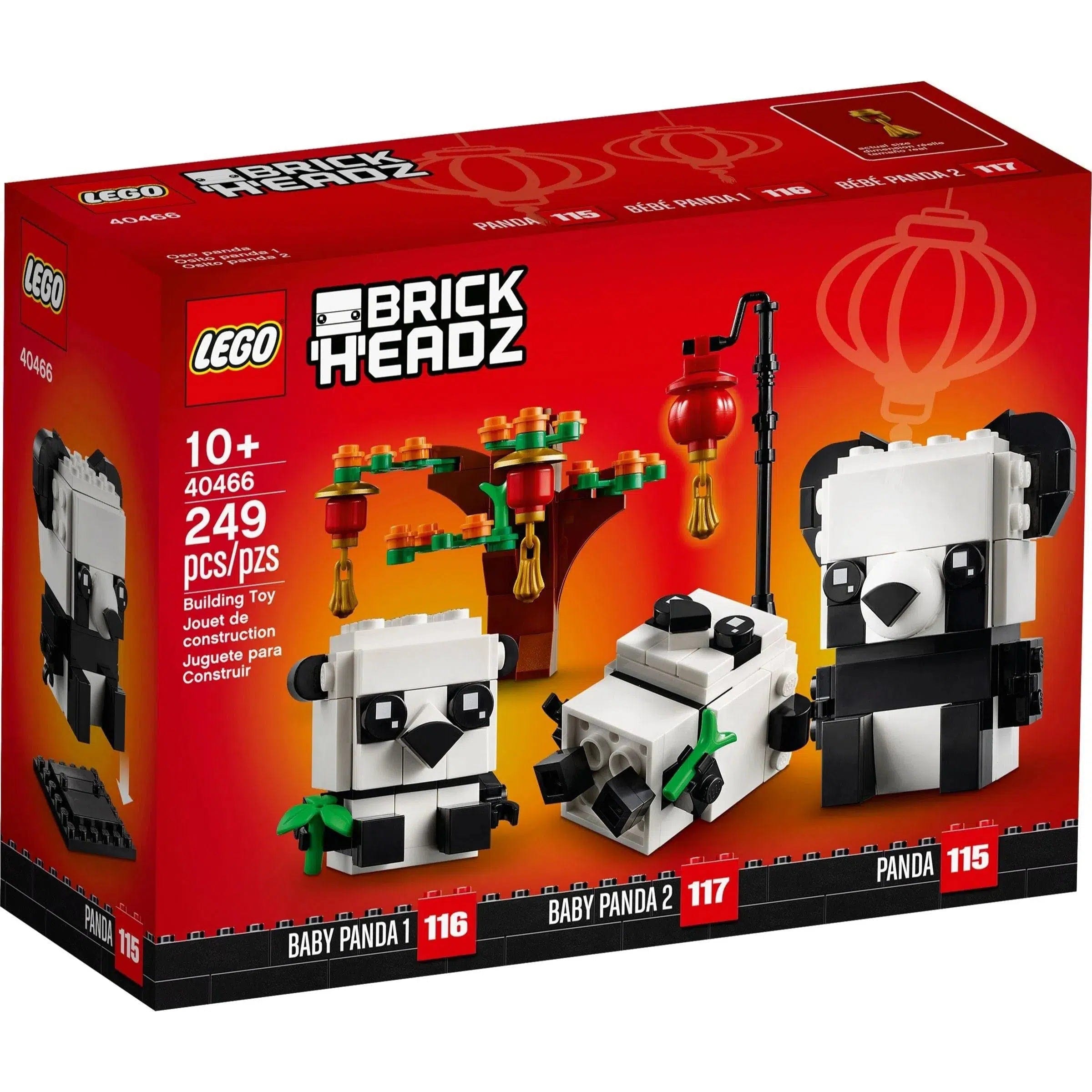 Inspiring problem-solving LEGO challengesLEGO [BrickHeadz] - Chinese New Year Pandas (40466)