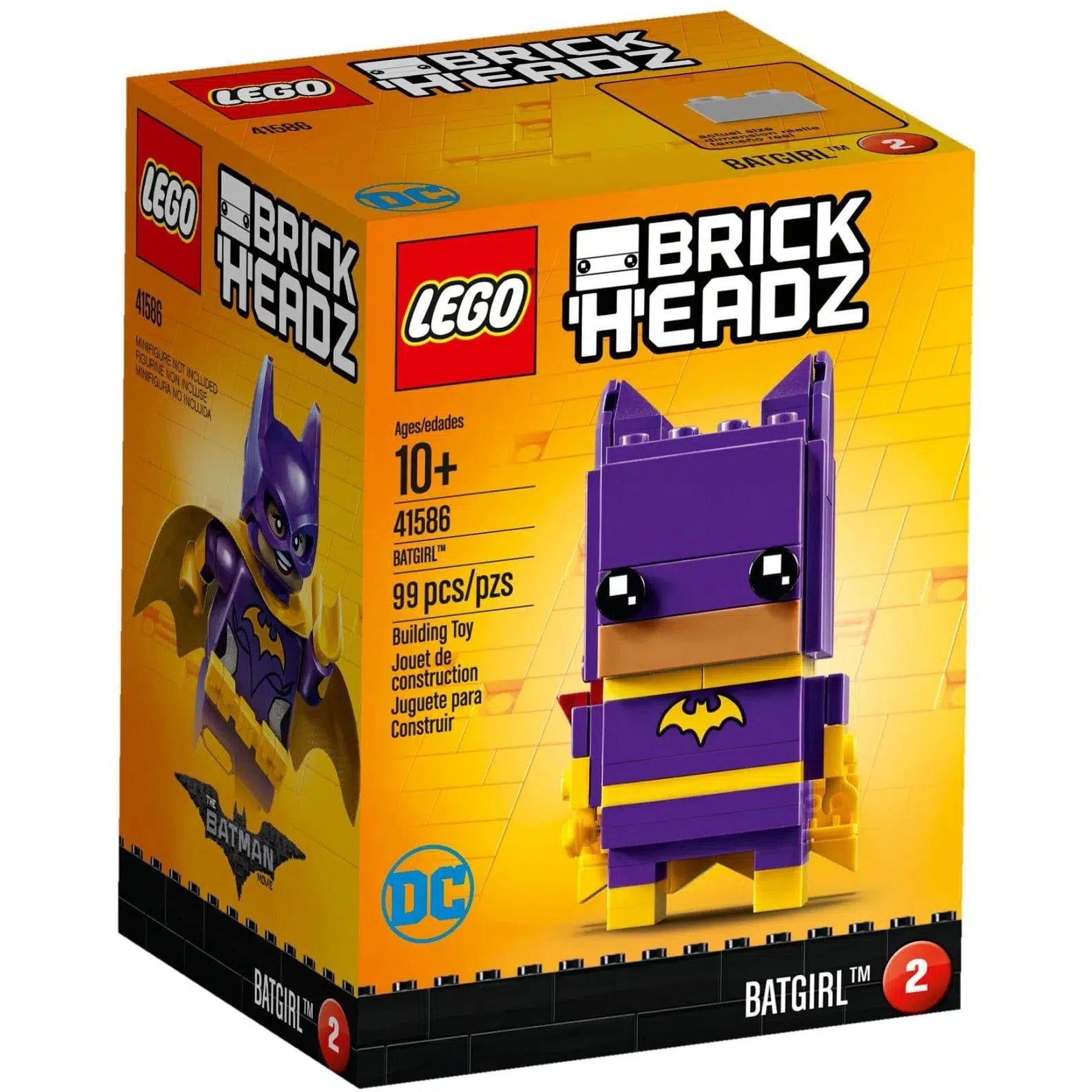 Perfect for both kids and adults LEGOLEGO [BrickHeadz: DC Comics] - Batgirl (41586)