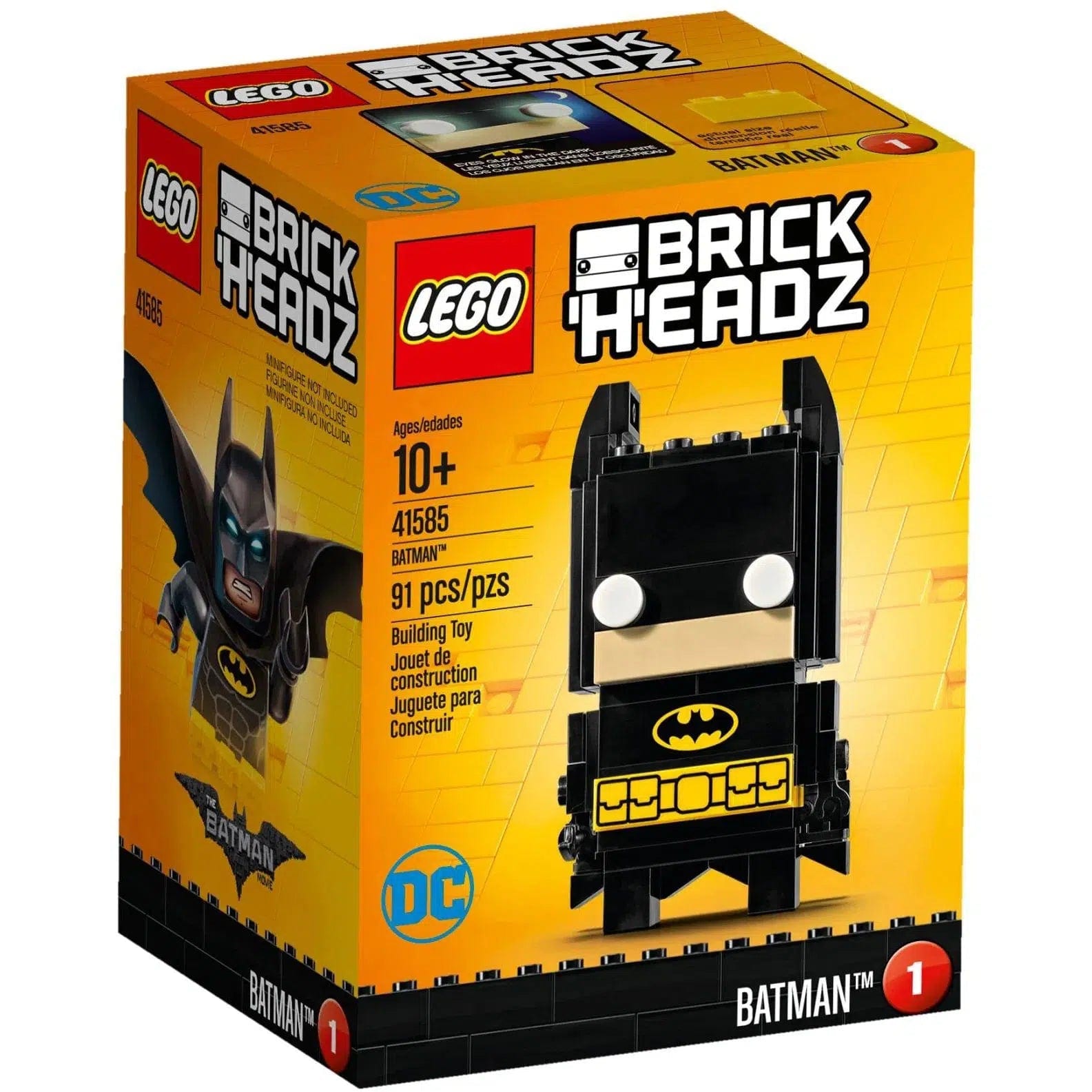 Timeless and classic LEGO toysLEGO [BrickHeadz: DC Comics] - Batman (41585)