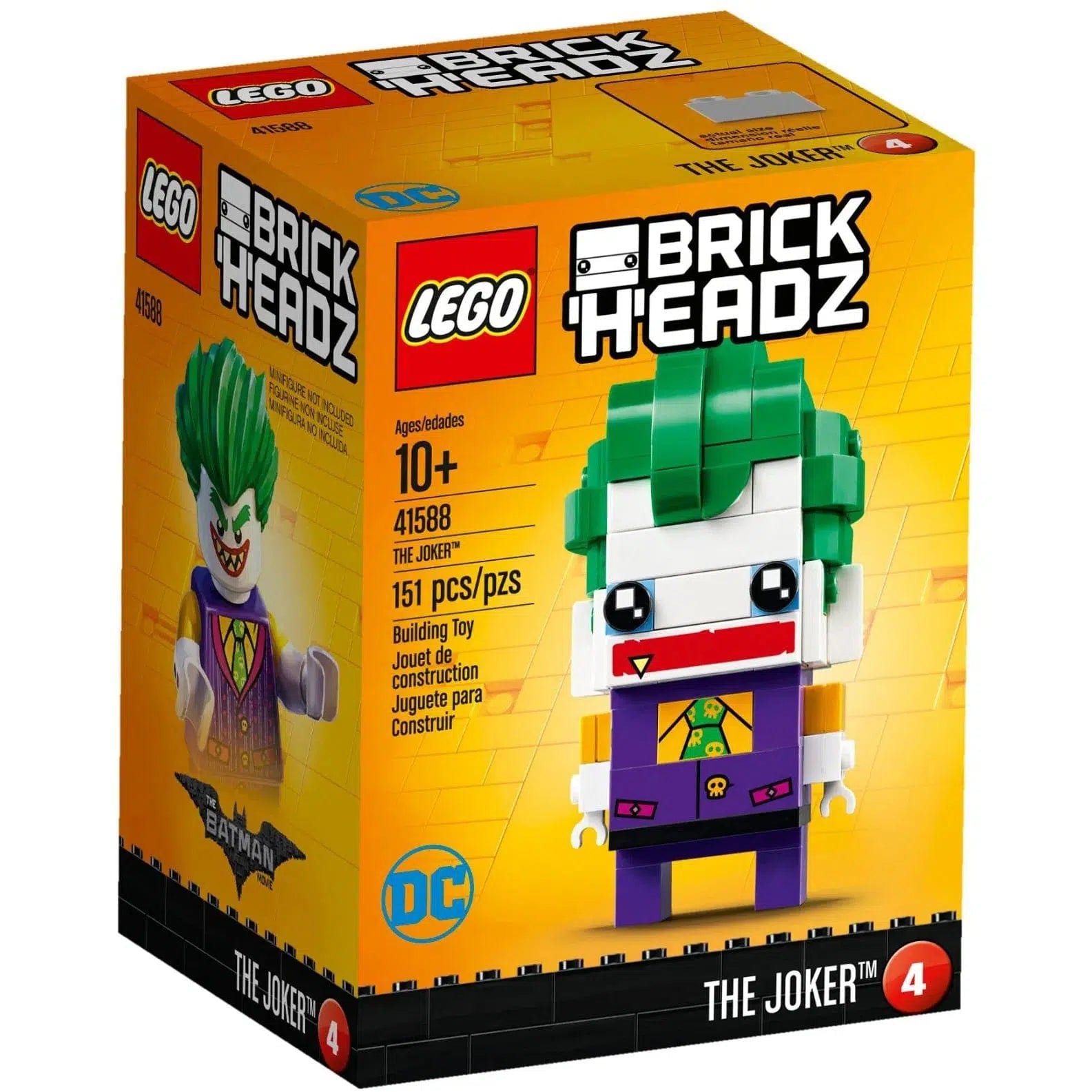 Offering interactive play LEGOLEGO [BrickHeadz: DC Comics] - The Joker (41588)