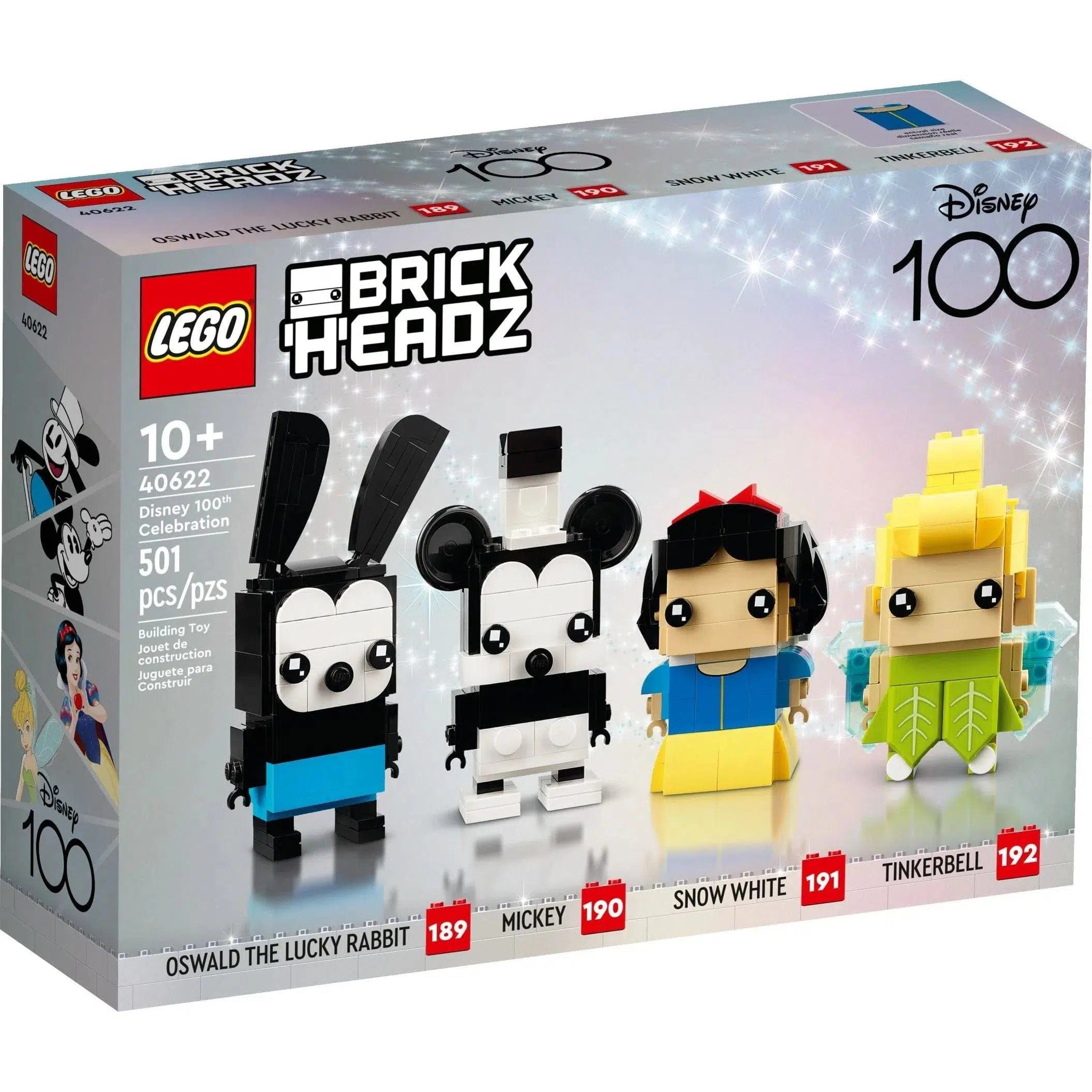 Gender-neutral LEGO toysLEGO [BrickHeadz] - Disney 100th Celebration (40622)
