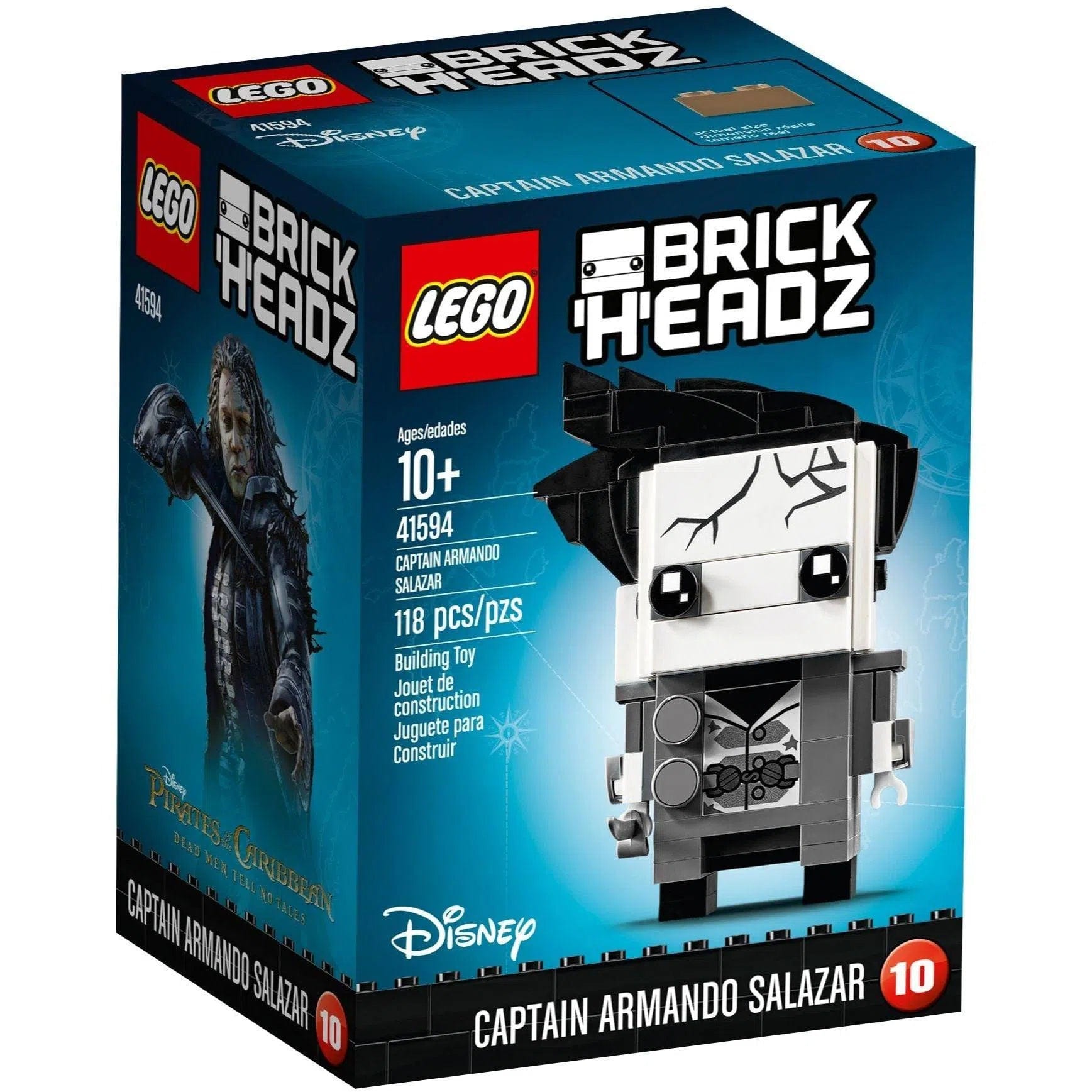 Adorable and charming LEGO charactersLEGO [BrickHeadz: Disney] - Captain Armando Salazar (41594)