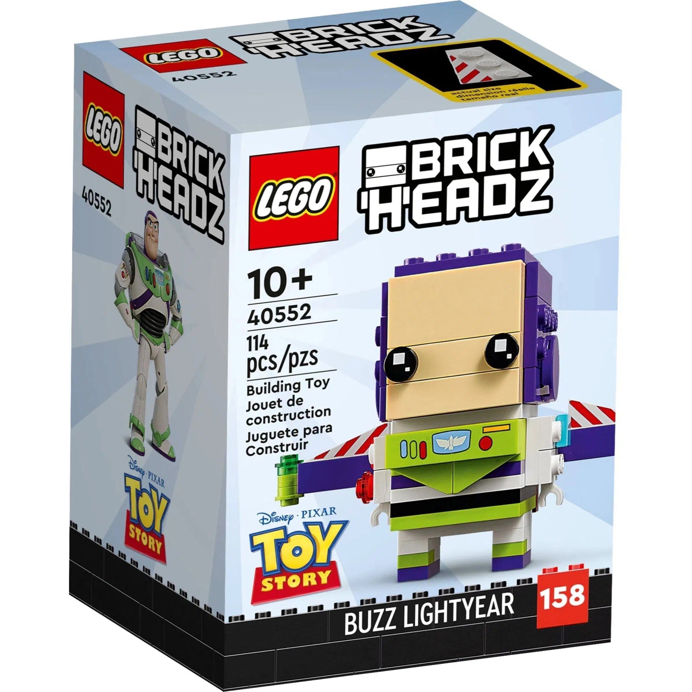 Perfect for both kids and adults LEGOLEGO [BrickHeadz: Disney's Toy Story] - Buzz Lightyear (40552)