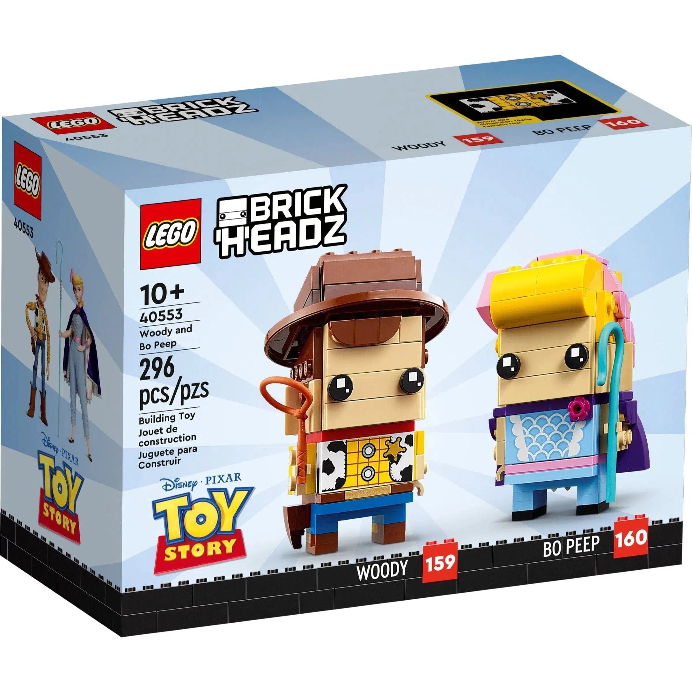 Offering interactive play LEGOLEGO [BrickHeadz: Disney's Toy Story] - Woody and Bo Peep (40553)