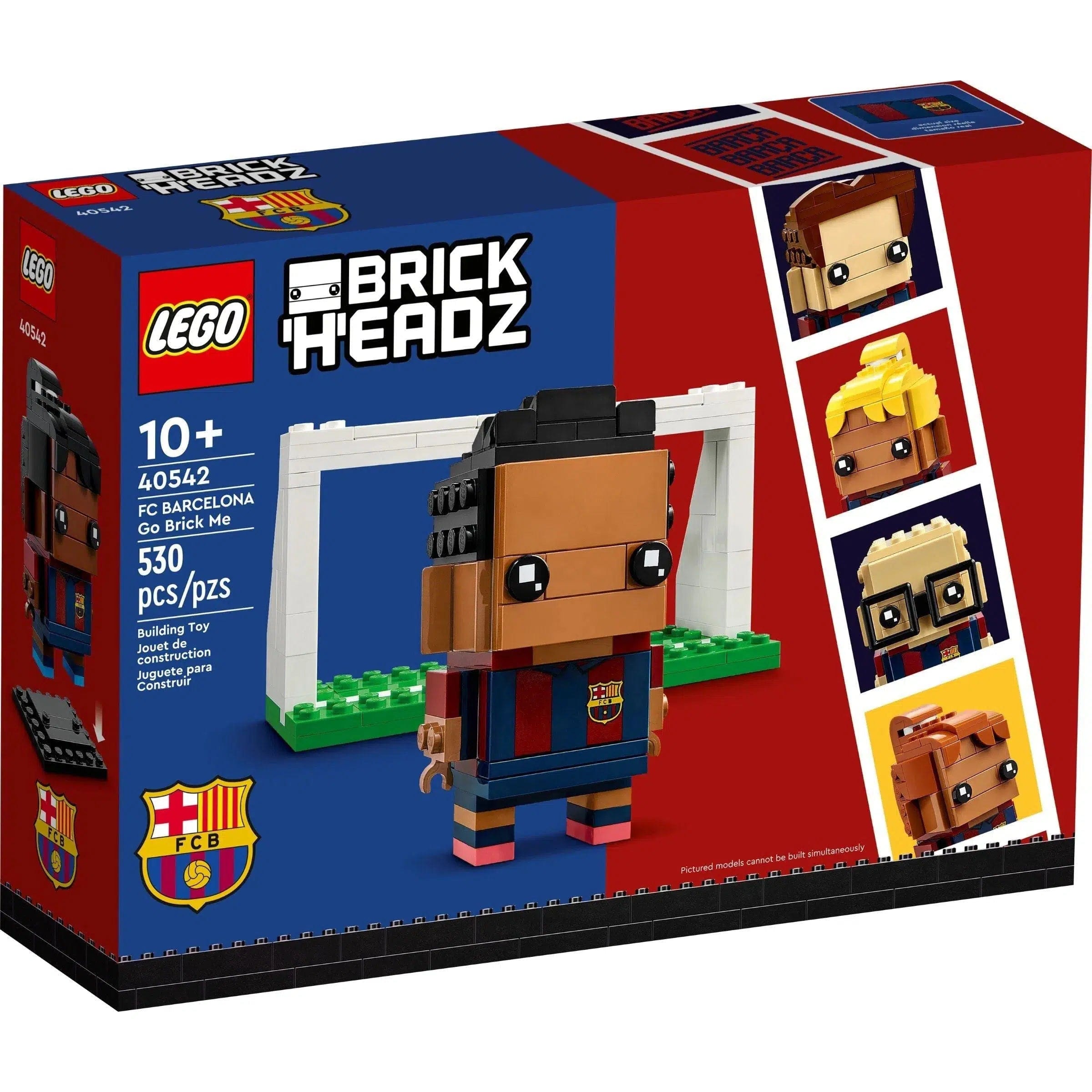 Encouraging imaginative storytelling LEGOLEGO [BrickHeadz] - FC Barcelona Go Brick Me (40542)