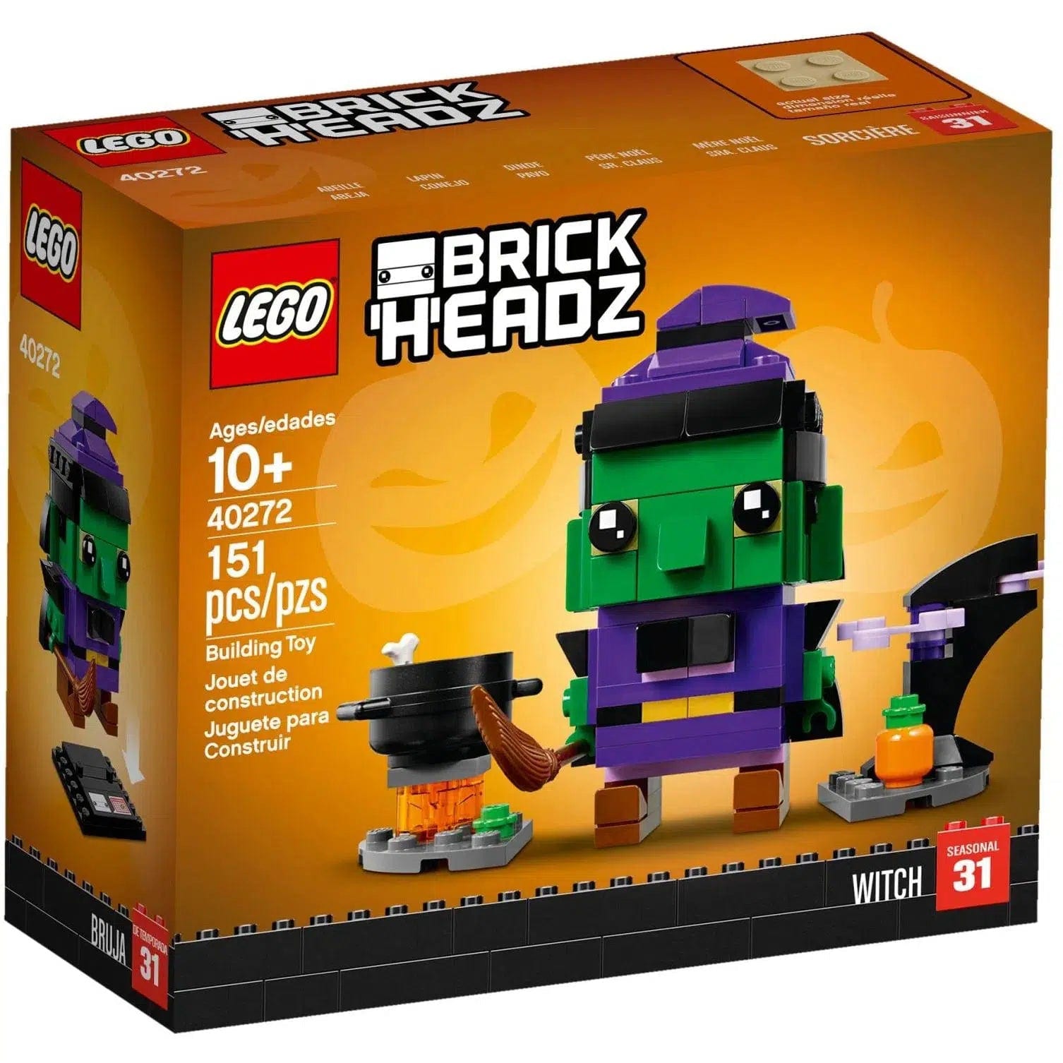 Fun-filled LEGO adventuresLEGO [BrickHeadz] - Halloween Witch (40272)