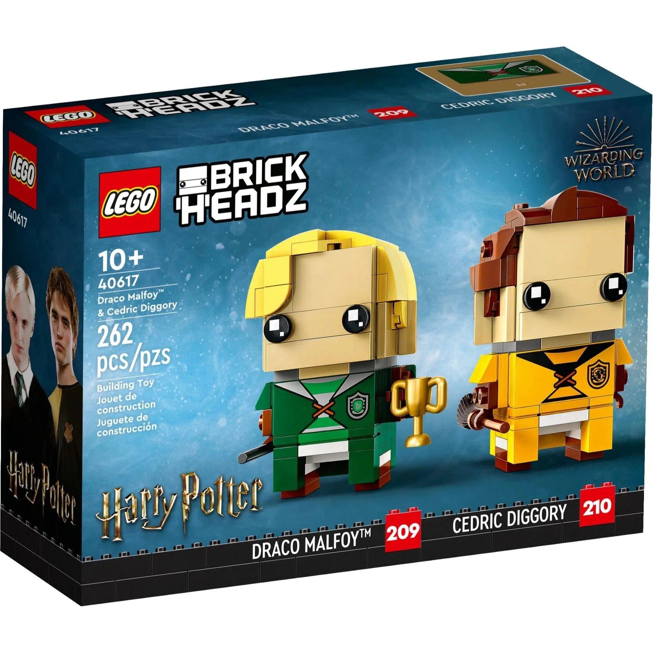 Adorable and charming LEGO charactersLEGO [BrickHeadz: Harry Potter] - Draco Malfoy & Cedric Diggory (40617)