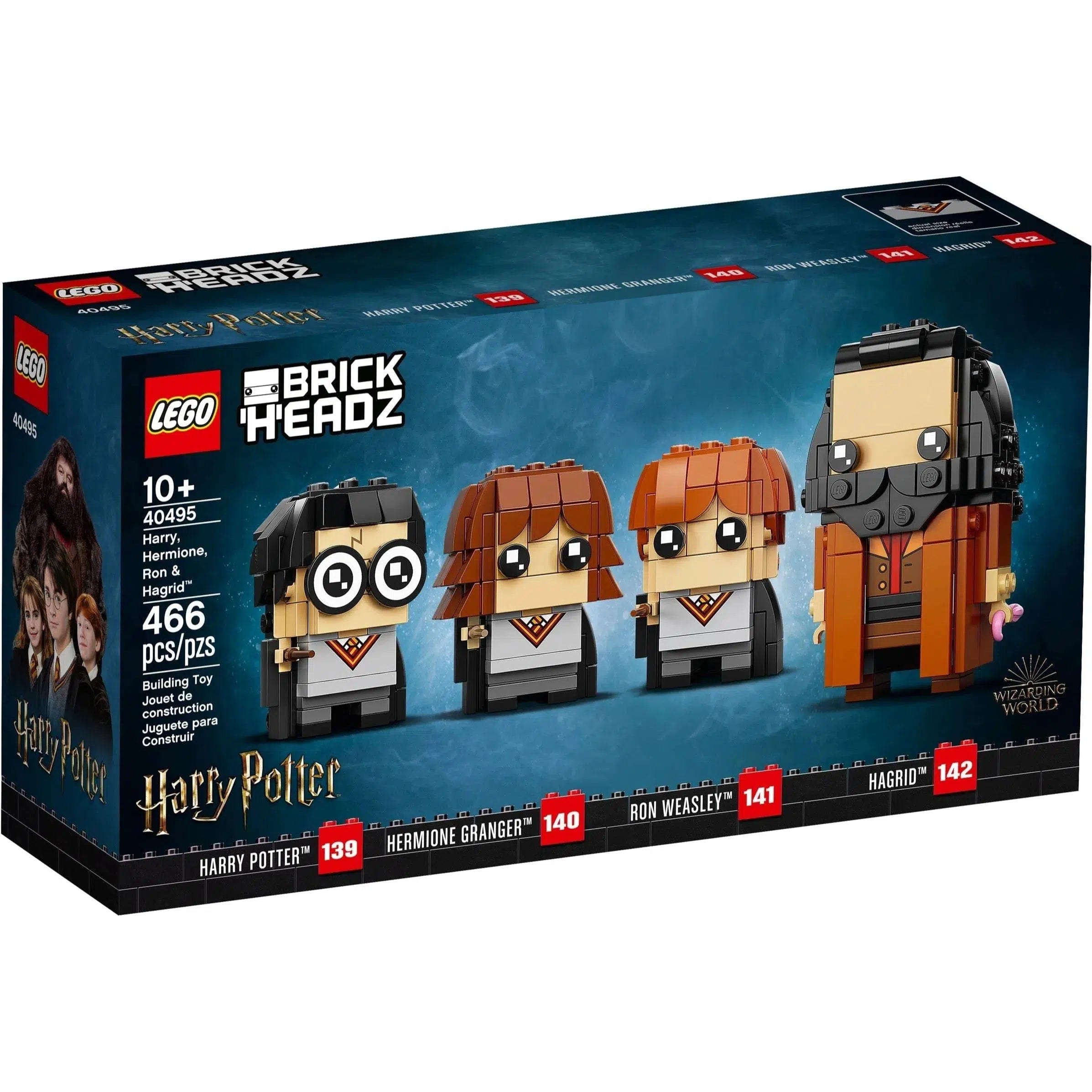 Encouraging social interaction LEGOLEGO [BrickHeadz: Harry Potter] - Harry, Hermione, Ron & Hagrid (40495)