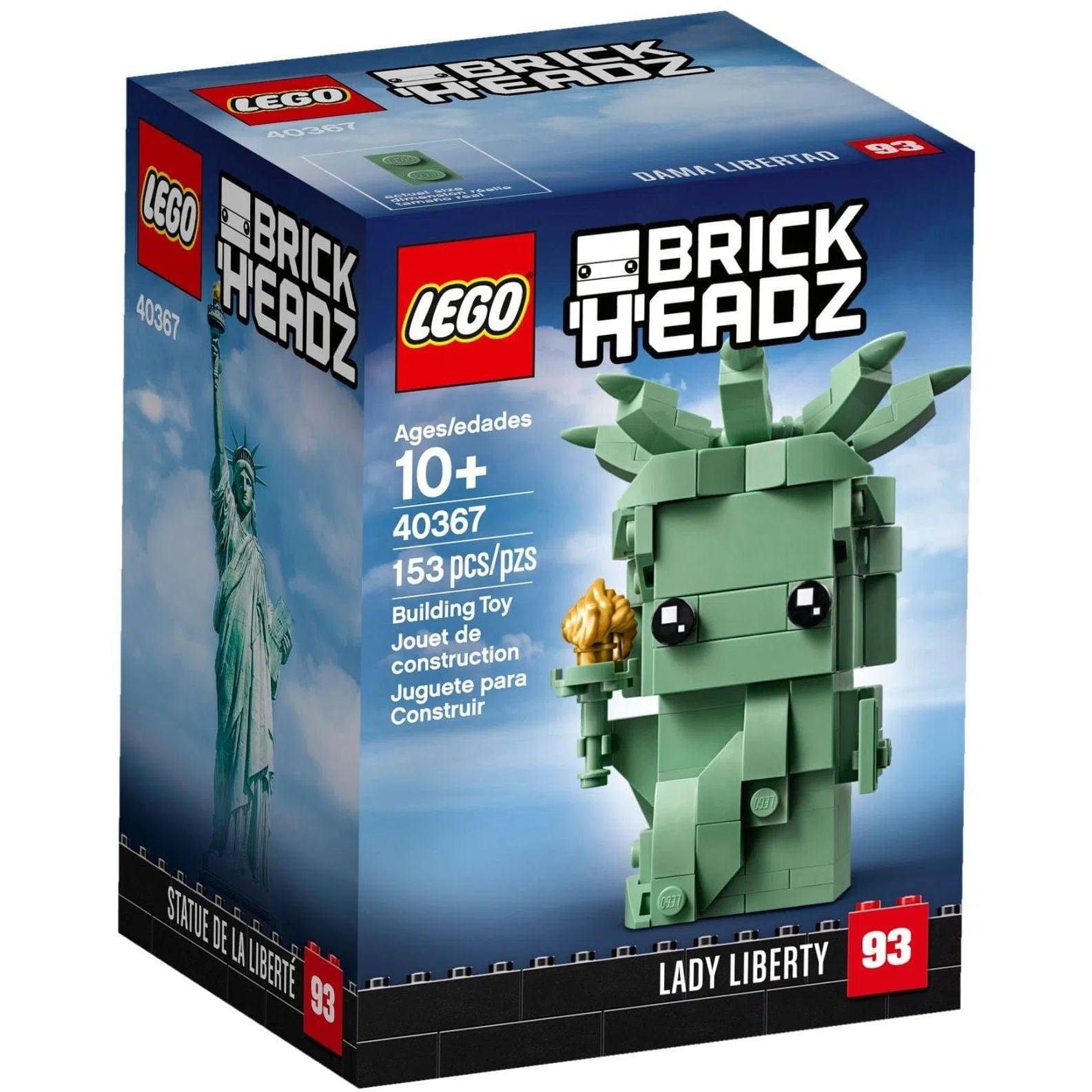 Offering interactive play LEGOLEGO [BrickHeadz] - Lady Liberty (40367)
