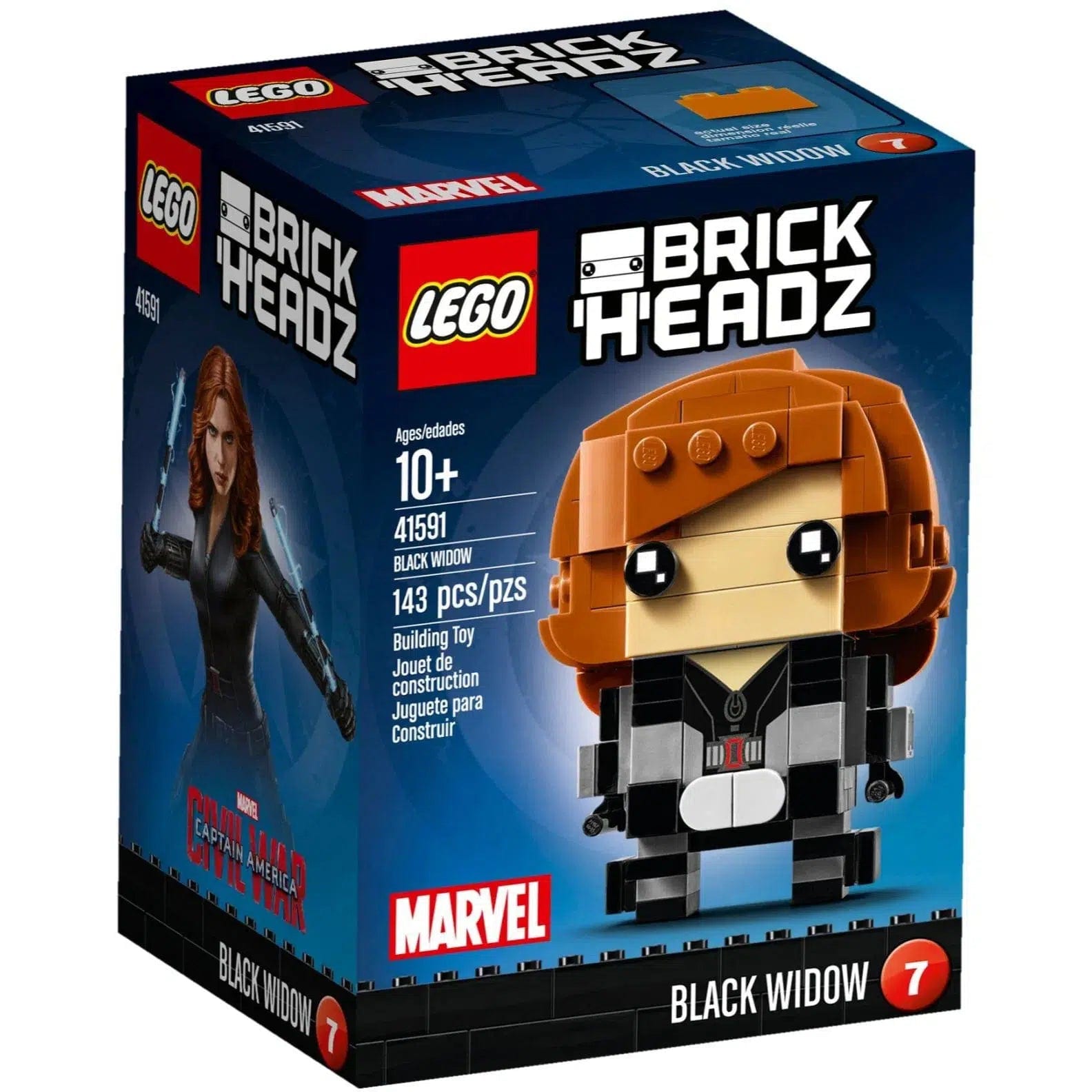 Promoting language development LEGOLEGO [BrickHeadz: Marvel] - Black Widow (41591)