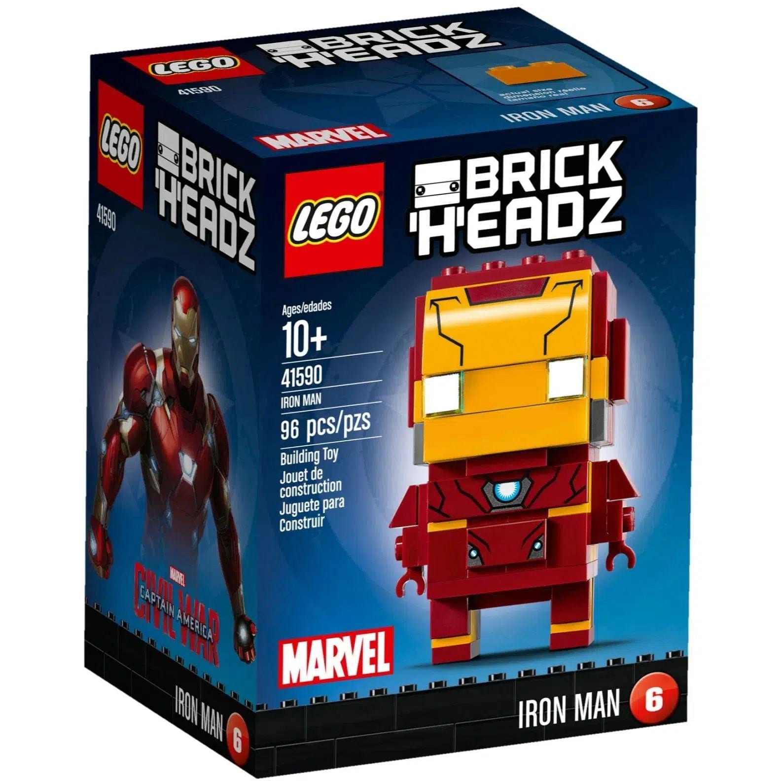 Offering educational value LEGOLEGO [BrickHeadz: Marvel] - Iron Man (41590)